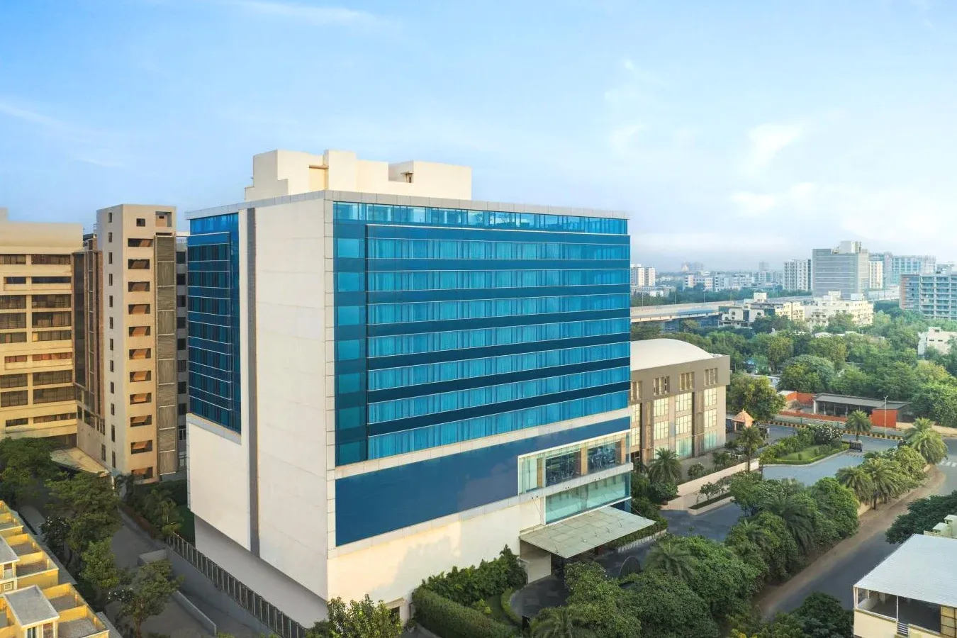 Overhead view Prestigious Hotel Renaissance Ahmedabad Overhead view Prestigious Hotel Renaissance Ahmedabad