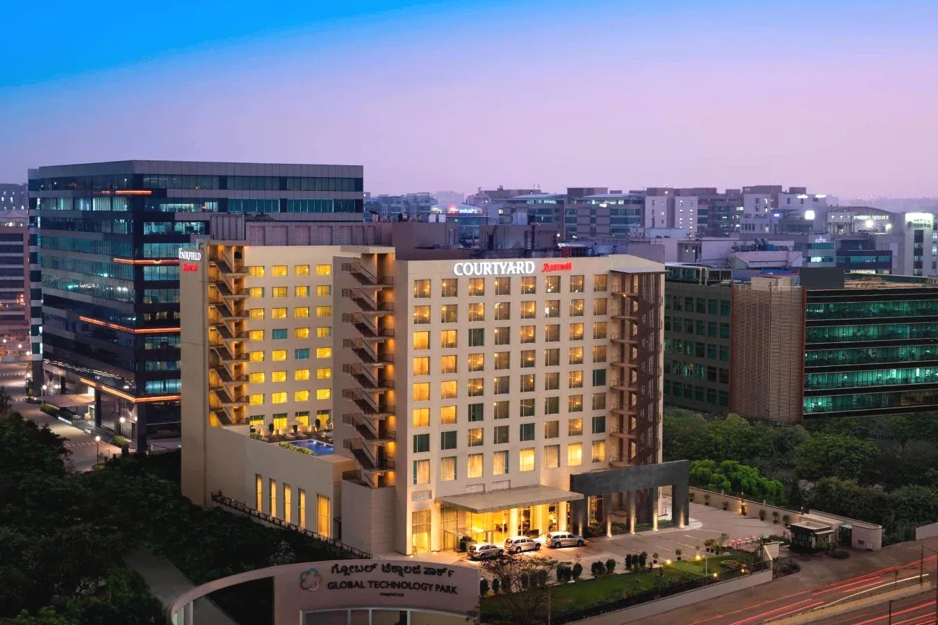 Prestigious Hotel Courtyard by Marriott Bengaluru Outer Ring Road in Bangalore