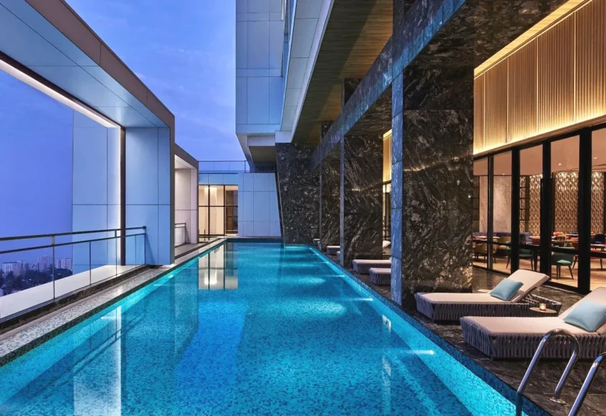 Swimming pool Boutique Style Hotel Taj Wellington Mews Chennai
