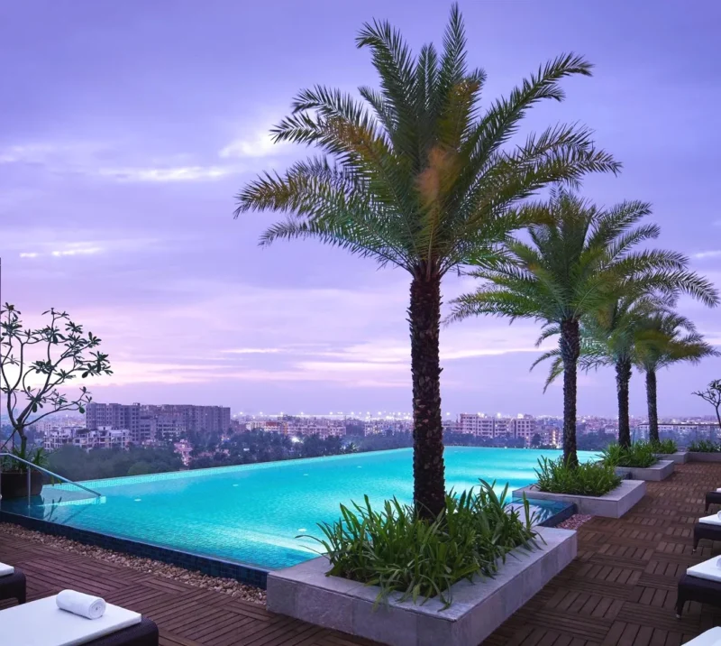 Swimming pool Elite Luxury Hotel Taj City Centre New Town Kolkata in Kolkata