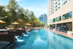Swimming pool Five Star Luxury Hotel Le Meridien Gurgaon Delhi NCR