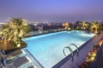 Swimming pool Five Star Luxury Hotel Radisson Blu Mumbai International Airport