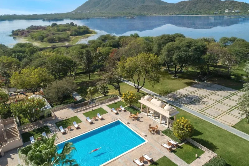 Swimming pool Luxury 5-Star Accommodation at Trident Udaipur