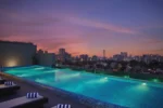 Swimming pool on top Luxury Hotel Hyatt Centric Ballygunge Kolkata